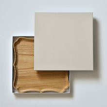 画像をギャラリービューアに読み込む, 稜花正角盆 栗 九寸(27cm×27cm)