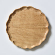 画像をギャラリービューアに読み込む, 輪花盆 栗 九寸 (27×27cm)