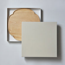 画像をギャラリービューアに読み込む, 木瓜折敷 栃 九寸(27×27cm)