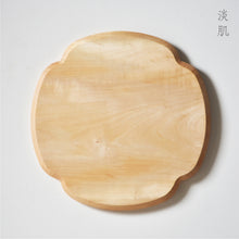 画像をギャラリービューアに読み込む, 木瓜折敷 栃 九寸（27×27cm）淡肌/中肌　佳品
