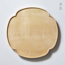 Load image into Gallery viewer, ”Mokko&quot; shaped wooden tray ,27cm x 27cm
