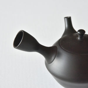 Hokuryu Reduction Fired Tama-gata Kyusu Teapot