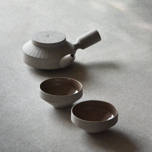 3RD CERAMICS 焼締め 横手急須