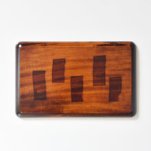 Load image into Gallery viewer, Kagawa Shikki, chisel carving,Natural lacquer ware rectangular tray, 28.5cm x 18cm
