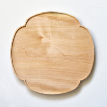 画像をギャラリービューアに読み込む, 木瓜折敷 栃 九寸（27×27cm）
