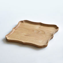 Load image into Gallery viewer, Square tray&quot;Ryouka&quot;, chestnut
