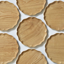 画像をギャラリービューアに読み込む, 輪花盆 栗 九寸 （27×27cm）
