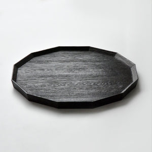 Paulownia Twelve Square Tray,Old Color Finish (27 x 27 cm)