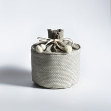 Load image into Gallery viewer, Kiryu-Ori storage bag for nested tea sets
